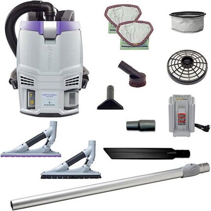 GOFIT 3 Battery Dry Backpack Vacuum 3.3L #PT107776000