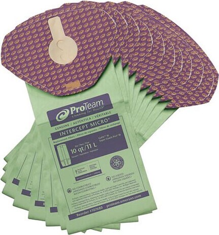 INTERCEPT MICRO Filter Bags for GoFit 10 backpack Vacuums #PT107680000 INTERCEPT MICRO Filter Bags for GoFit 10 backpack Vacuums #PT107680000