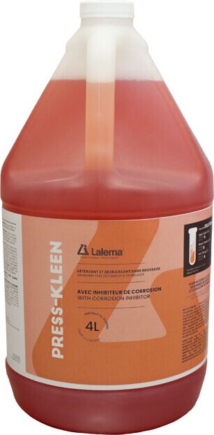 PRESS-KLEEN Brushing-free detergent and degreaser #LM0005014.0 PRESS-KLEEN Brushing-free detergent and degreaser #LM0005014.0