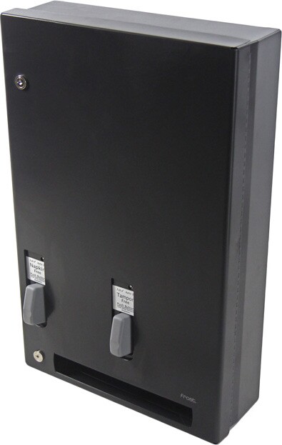 Double Mechanism Free of Charge Feminine Product Dispenser #FR6181BLK00 Double Mechanism Free of Charge Feminine Product Dispenser #FR6181BLK00
