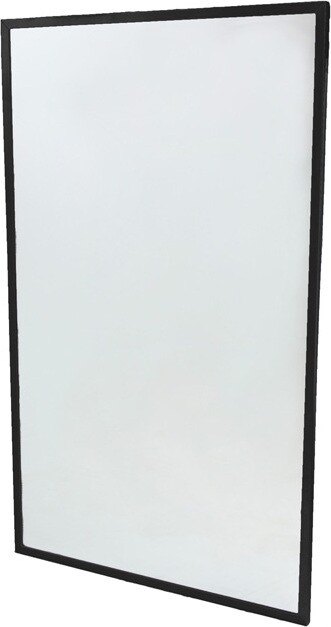 Miroir droit avec cadre noir, 24" x 36" #FR945243600