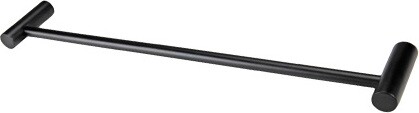 Porte-serviettes en acier inoxydable 24", noir #FR1141BLK00