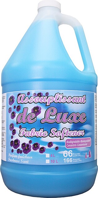 DE LUXE Assouplissant liquide biodégradable #EM405120400 DE LUXE Assouplissant liquide biodégradable #EM405120400