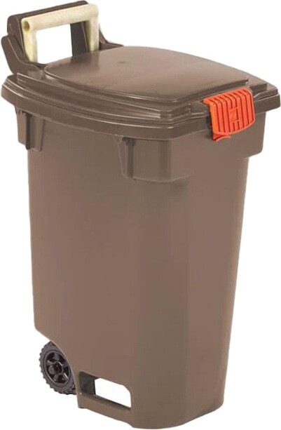 Mini bac roulant pour le compostage 45L #NI00280ABRU Mini bac roulant pour le compostage 45L #NI00280ABRU