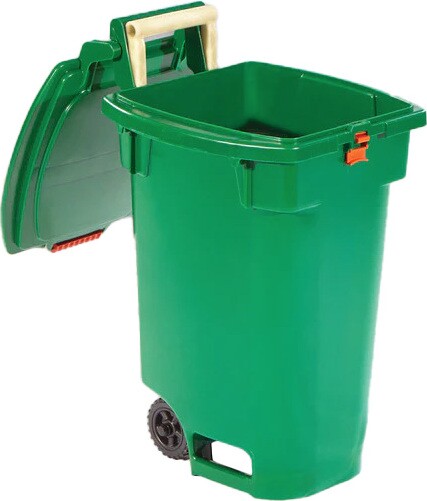 Mini bac roulant pour le compostage 45L #NI00280AVER Mini bac roulant pour le compostage 45L #NI00280AVER