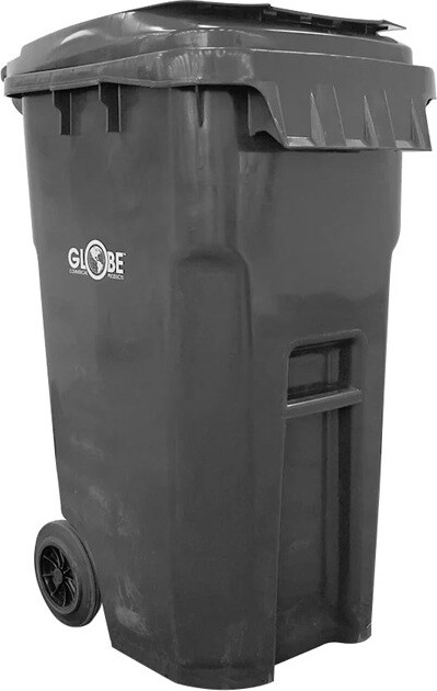 Bac à déchet sur roue avec couvercle 65 gal #GL009240000