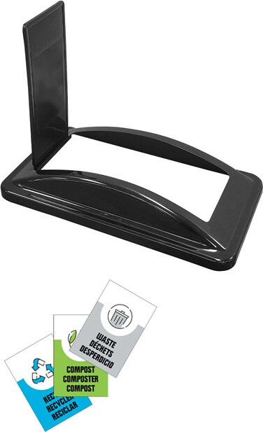 Slim Lid Couvercle avec 3 étiquettes d'affichages #GL009520000