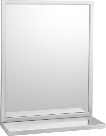 Welded-Frame Mirror with shelf #BO292183600 Welded-Frame Mirror with shelf #BO292183600
