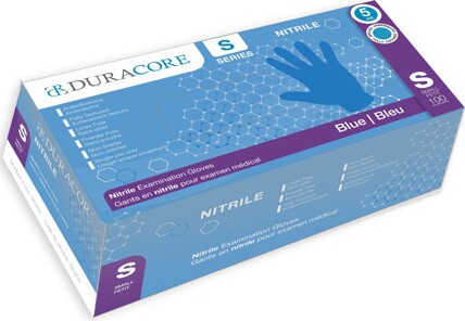 DURACORE Blue Powder Free Nitrile Medical Gloves #SE0S5202000
