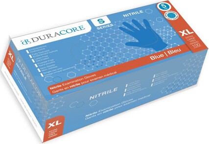 DURACORE Blue Powder Free Nitrile Medical Gloves #SE0S5205000