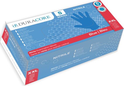 DURACORE Blue Powder Free Nitrile Medical Gloves #SE0S5206000