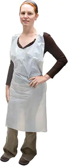 Disposable polyethylene apron #TQSEK351000 Disposable polyethylene apron #TQSEK351000