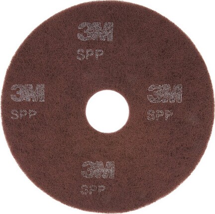 SPP SCOTCH-BRITE Surface Preparation Floor Pads Maroon #3M0FSPP0014