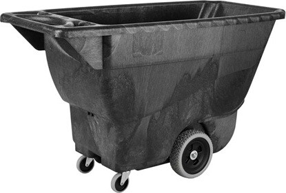 Chariot à bascule utilitaire 1/2 verges cubes #RB009T14NOI Chariot à bascule utilitaire 1/2 verges cubes #RB009T14NOI