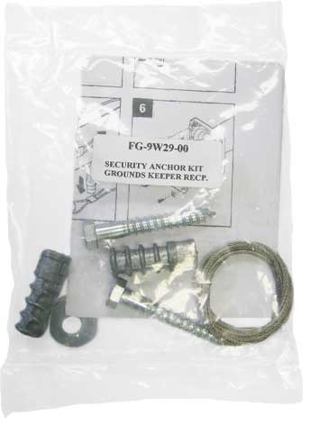 Security Kit for GroundsKeeper Tuscan Receptacle #RB009W29000