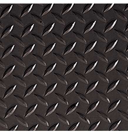Anti-Fatigue Mat WORKERS-DELIGHT DECK PLATE #MTWD1223BK