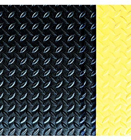 Anti-Fatigue Mat WORKERS-DELIGHT DECK PLATE #MTWD3432YB
