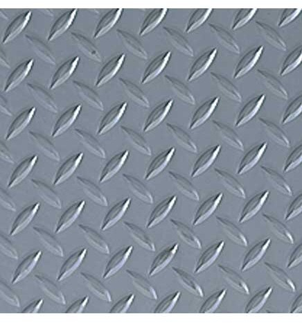 Anti-Fatigue Mat WORKERS-DELIGHT DECK PLATE #MTWDR1248GY