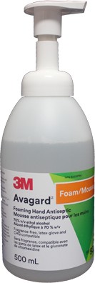 Mousse antiseptique pour les mains Avagard #3M009321000