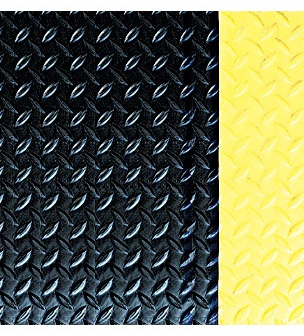 Tapis anti-fatigue INDUSTRIAL DECK PLATE #MTCDR3436YB