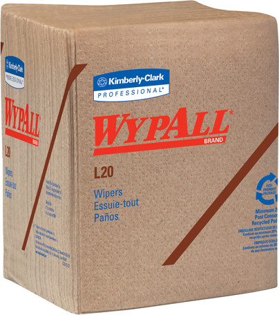 Wypall L20 Brown Wipes Rags #KC047011000