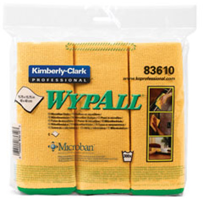 Wypall All Purpose Microfiber Cloths 15'' x 15'' #KC083610000
