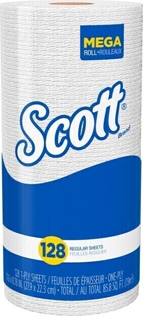 41482 SCOTT White Rolls Paper Towel, 20 x 126 Sheets #KC041482000