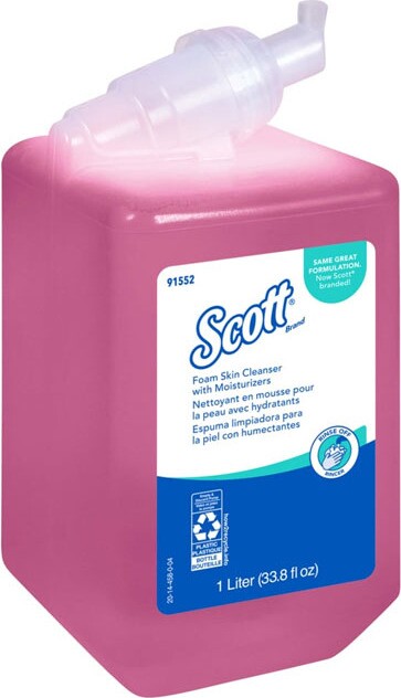 SCOTT PRO Nettoyant en mousse pour la peau avec hydratants, 1L #KC091552000