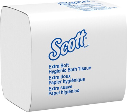 Papier hygiénique entrelacé plié Scott 48280, 2 plis, 36 x 250 par caisse #KC048280000