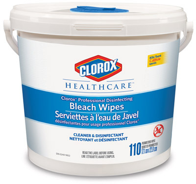 Bleach Disinfecting Wipes CLOROX #CL001309000