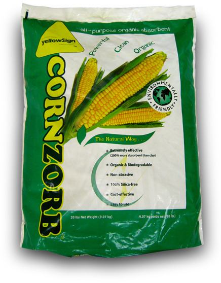 Organic Oil Absorbent CornZorb #XY084020000 Organic Oil Absorbent CornZorb #XY084020000