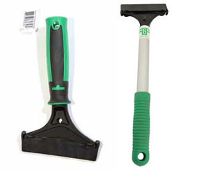 Unger's range of ergonomically designed washers, squeegees and scrapers fit securely on our extension poles using our patented ErgoTec® Locking Cone connection. The result: efficent, safe cleaning. No matter how high or how grimy, windows come clean using our professional tools.