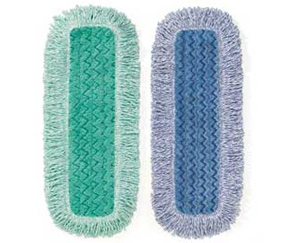 Rubbermaid Hygen microfiber dust mops remove more dust and dirt than traditional cotton dust mops.  All Rubbermaid microfiber dust mops have the highest levels of launderability, durability and degree of dust pickup.