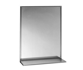 Les miroirs muraux de Bobrick comprennent un cadre en acier inoxydable ou galvanisé. Les miroirs droits ou à angles ajustables sont fiables et résistants. Conçus pour les salles de bains industrielles, ces miroirs sont offerts en plusieurs grandeurs différentes.