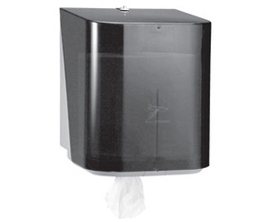 Kimberly-Clark's wiper dispensers have various dimensions. The heigth is ranged from 5-7/8" to 33", while the width goes from 7,5" to 16-3/4", and the depth is between 5/8" and 18-1/2". Moreover, you can find standing or wall-mounted dispensers, for folded wipers or rolls.