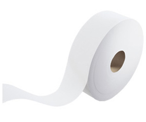 Jumbo toilet paper roll from Kimberly Clark in cored or coreless style, provides high capacity solutions for high traffic restroom needs. These jumbo rolls offer much more toilet paper than a standard roll, which means restrooms have reduced shortages and fewer needs for refills.