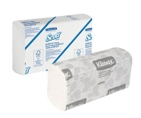 Les essuie-mains en pli simple de Kimberly Clark sont conçus avec des pochettes d'air permettant de diminuer le nombre d'essuie-mains utilisés. Cela signifie que le système de distribution se vide moins rapidement
et nécessite des remplissages moins fréquents. Vous gaspillez moins de papier, ce qui, bien souvent, se traduit par des économies pour votre entreprise.