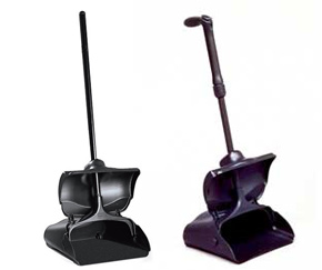 These high quality dust pans from Rubbermaid are well knows in commercial and industrial industries. Made of industrial heavy-duty plastic, these stylish dust pans are performant, safe and quick used.