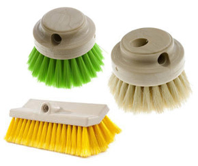 These Atlas Graham Furgale brushes are designed to scrub with a commercial-grade, spray-on  soap. Industrial vehicles that use an acid wash should consider our acid-resistant brushes for better durability.