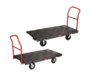 Les chariots à plateforme de Rubbermaid présentent différentes utilités. Une bonne quantité de ceux-ci vous permettront de travailler de façon efficace par leur capacité à transporter des charges lourdes et surdimensionnées. Une bonne façon de vous sauver