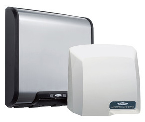 Bobrick offre une vaste gamme de séchoir à mains sans contact de qualité et performant. Leur séchoir à mains moderne et compacte s'adapte à n'importe quel décor et répond à toutes vos attentes.