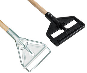 Here Rubbermaid range of wet and dry frames and handles. Rubbermaid offers you their rigid frames to be used with clip-on handles for floors dusting. Also, a wide range of narrow or wide bands traditional wet mops handles.