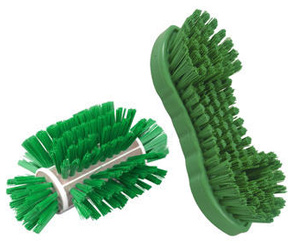 Hygiene cleaning tools for the food industry need to be moisture resistant, stand up to chemical cleaner, and/ or autoclaving. Atlas Graham Furgale offers a variety of brooms and brushes that can be used in different ways on surfaces.