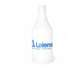 Les bouteilles conçues chez Lalema contiennent jusqu'à 700mL de fluide, et peuvent servir de rechange ou être  utilisées avec un vaporisateur. Ce dernier vient en modèle vendu séparément ou avec bouteille.
