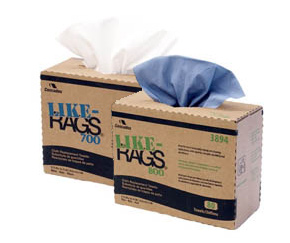 Cascades offers various kinds of paper rags and wipes. Like-Rags 700/800 spunlace rags are ULTRA RESISTANT (event wet!) and have a gentle and soft fabric, besides being absorbent and enduring. Tuff-Job wipes have various layers that increase the absorption capacity. Most of Busboy rags are made of polyester and rayon fiber, which makes them very resistant, reusable and long-lasting.