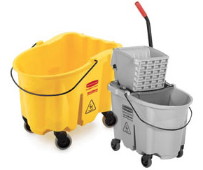 Les ensembles seaux essoreuses WaveBrake de Rubbermaid améliorent la productivité et aident à réduire les coûts de main-d'œuvre. Les seaux WaveBrake permettent de réduire les éclaboussures pour un usage plus sécuritaire, facile et efficace. Les essoreuses à pression latérales ou descendante peuvent gérer aisément tous les types de travaux.