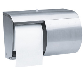 Various types of dispensers are offered by Kimberly-Clark. Some can contain up to two rolls horizontally organized, and are smooth and long-lasting. There's also the double vertical roll dispenser, with a great capacity, easy to maintain and that can help reducing costs, besides having a modern design. Finally, some accessories are also in the product range, as the recessed adapter  "E" kit, which retrofits standard stainless recessed dispensers from cored to coreless.
